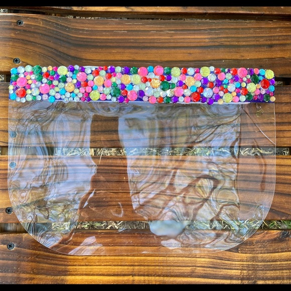Bedazzled face shield - Picture 1 of 4